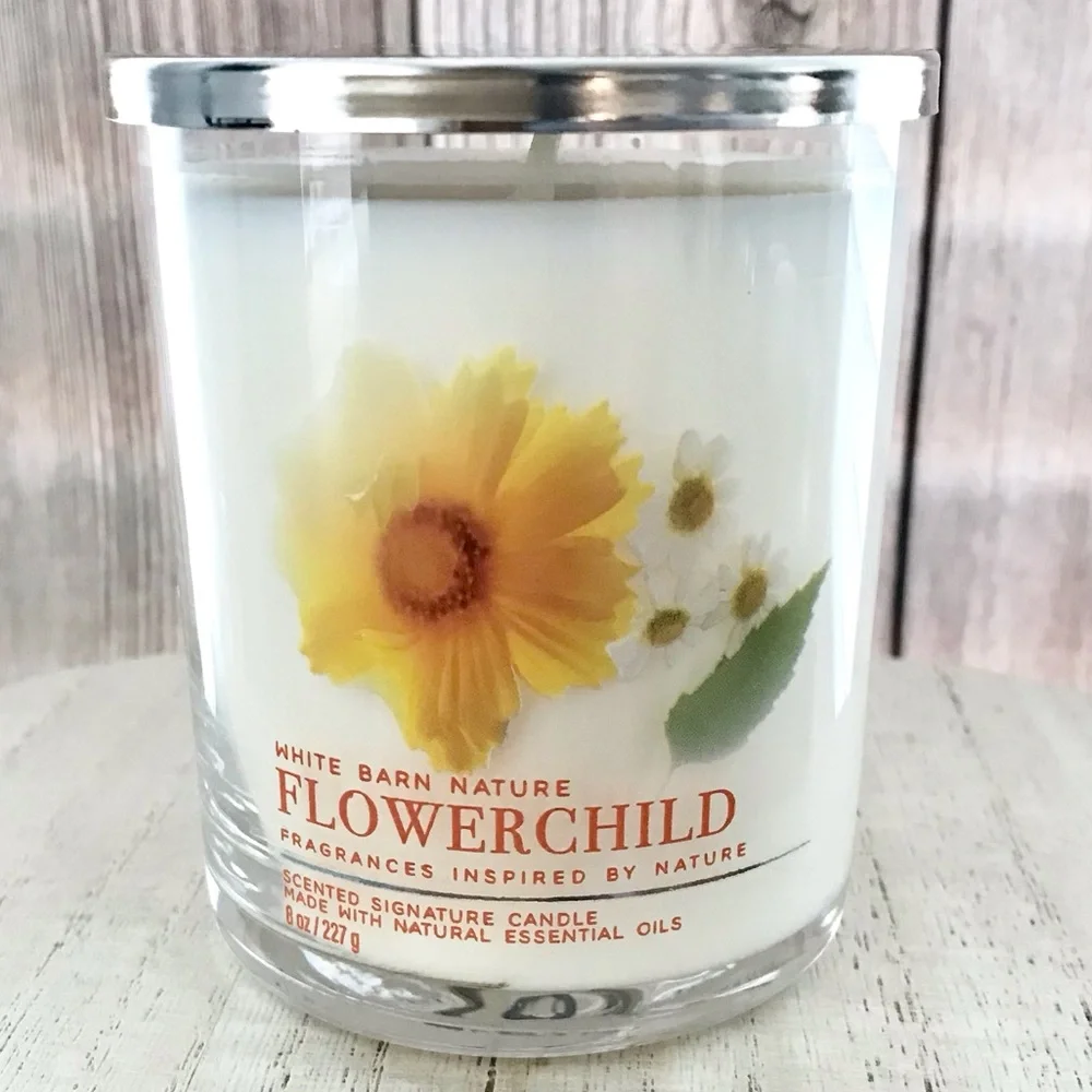🆕30+ Hrs Flower Child Single Wick Candle - Picture 2 of 4